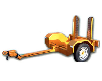 71cm Single Drum Roller Trailer